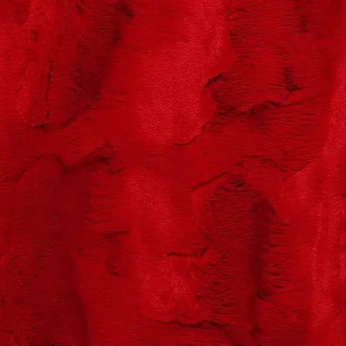 Red Cardinal Luxe Cuddle Mirage 80" Fabric per yard - Linda's Electric Quilters