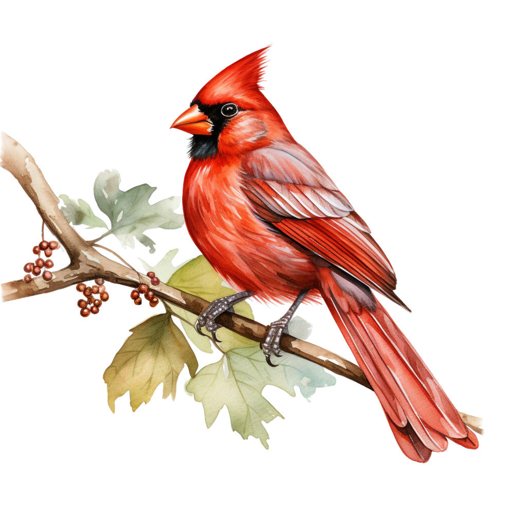 Red Cardinals Fabric Panel 11