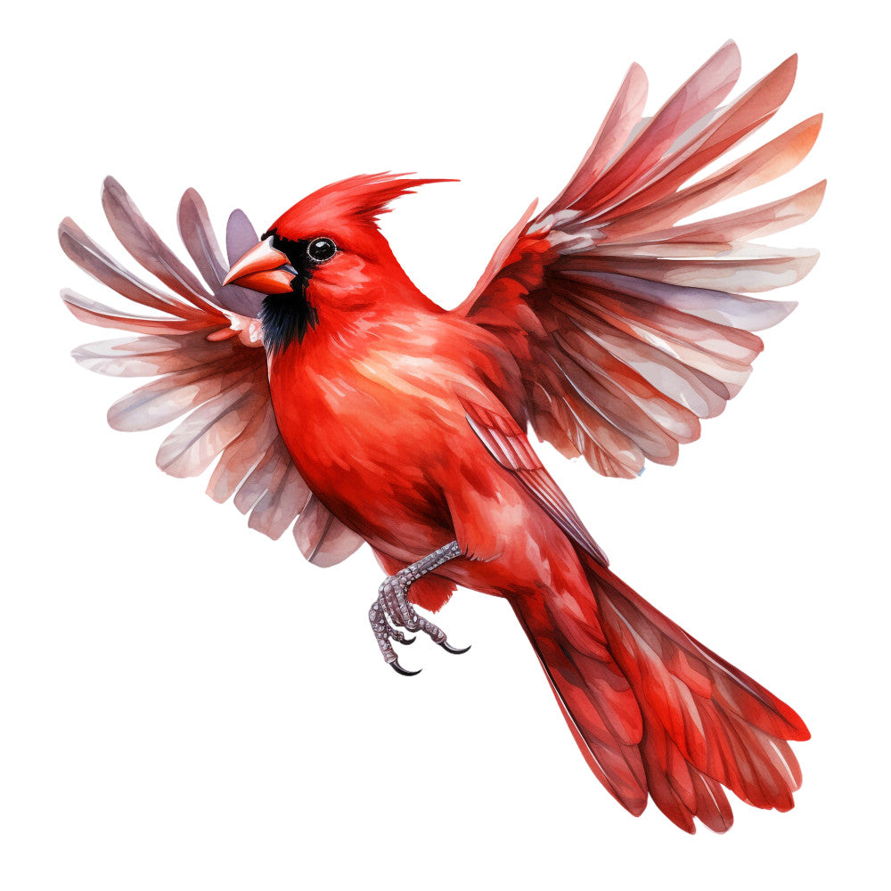 Red Cardinals Fabric Panel 13