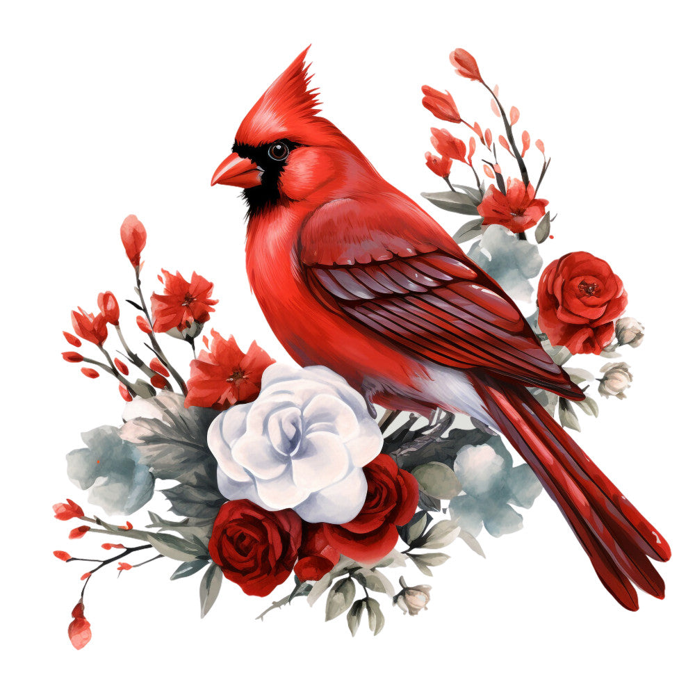 Red Cardinals Fabric Panel 15