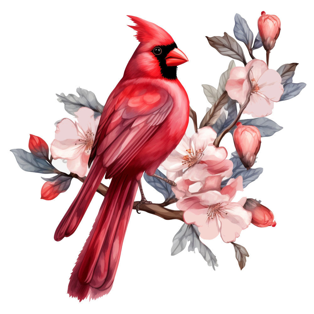 Red Cardinals Fabric Panel 19