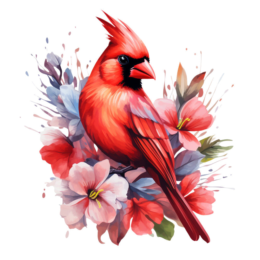 Red Cardinals Fabric Panel 21
