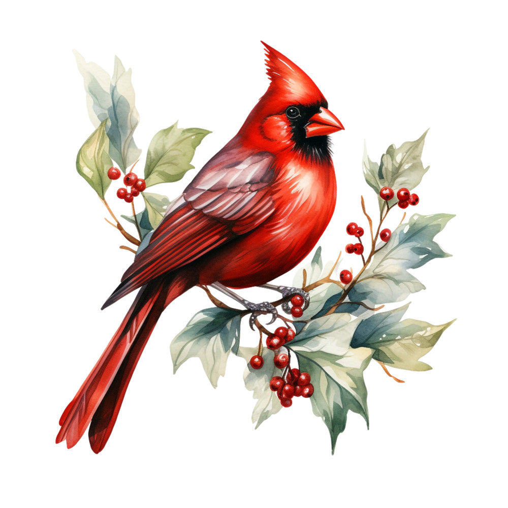 Red Cardinals Fabric Panel 22