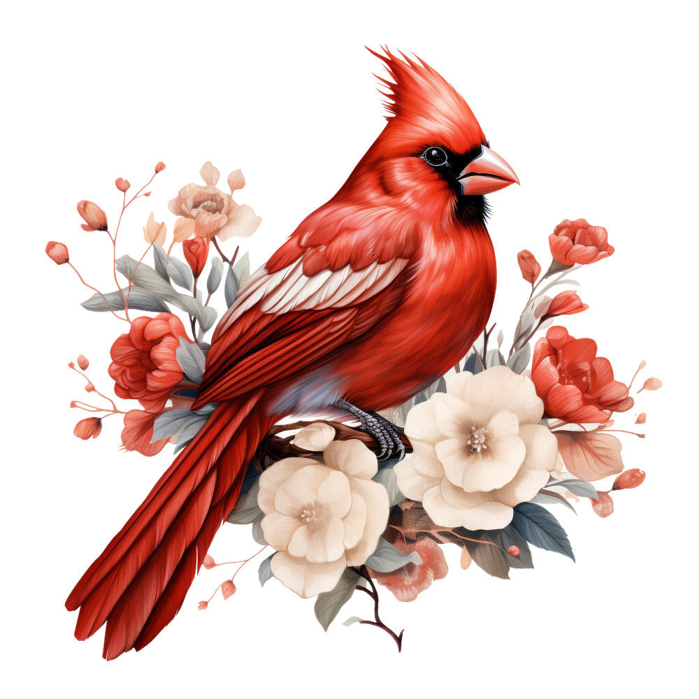 Red Cardinals Fabric Panel 23