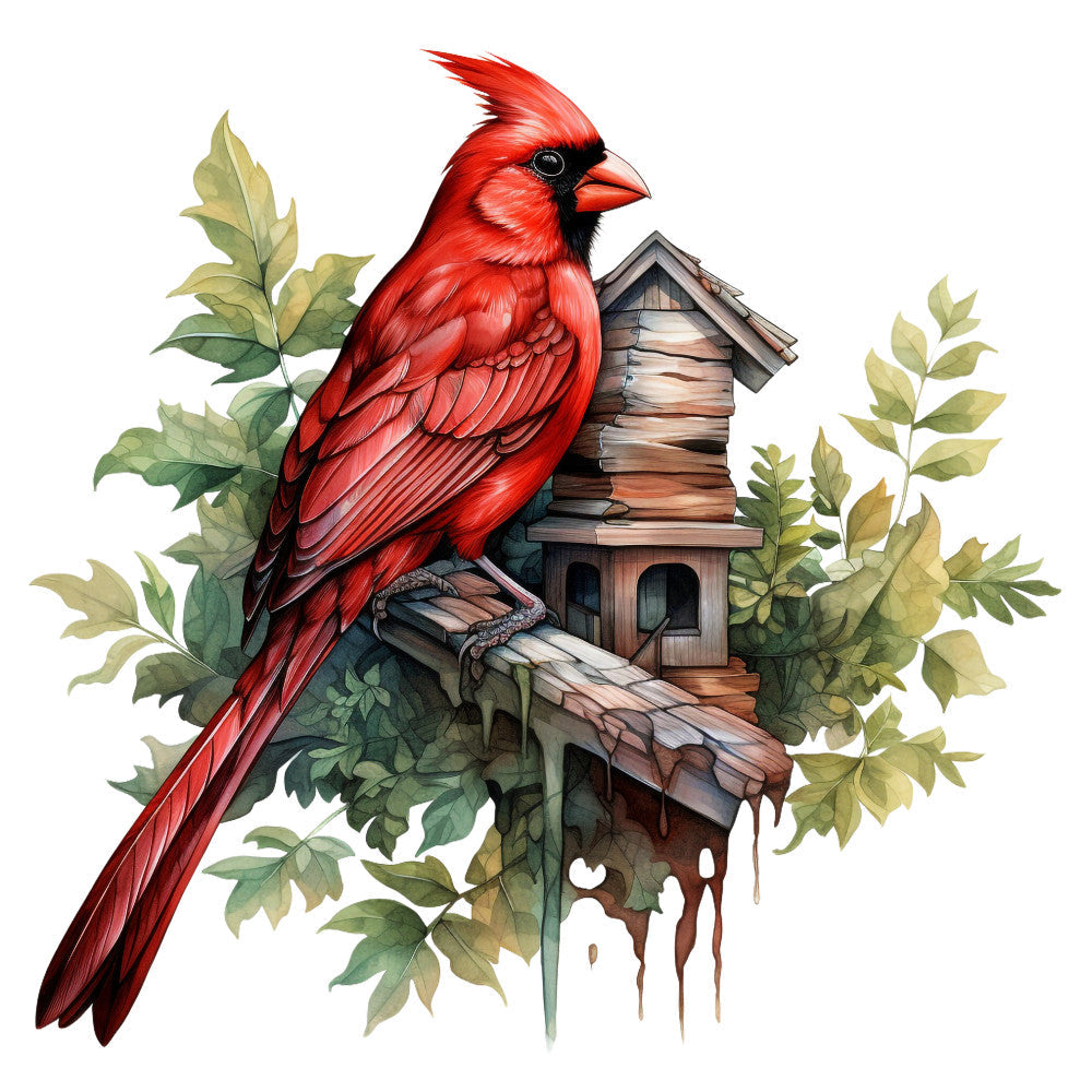 Red Cardinals Fabric Panel 24