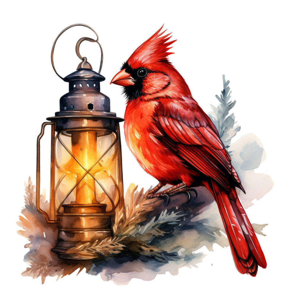 Red Cardinals Fabric Panel 26