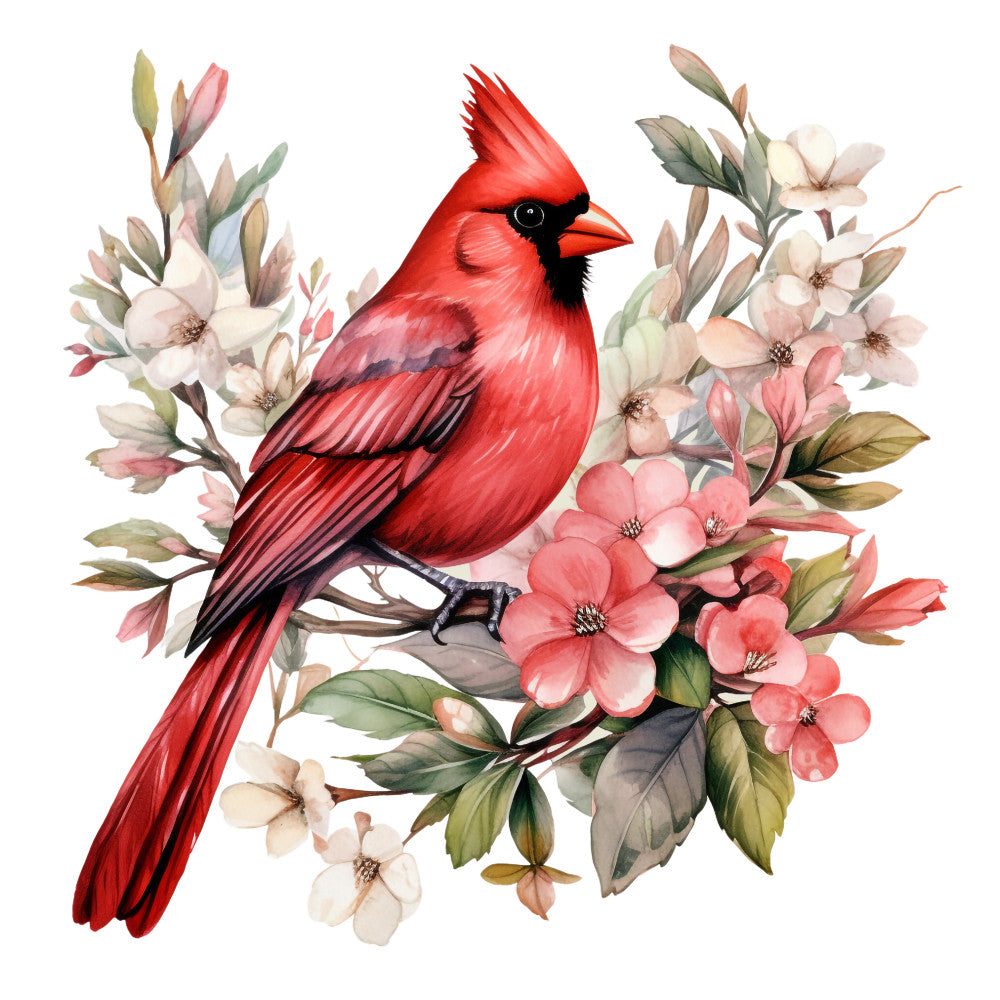 Red Cardinals Fabric Panel 3