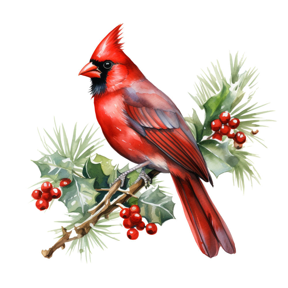 Red Cardinals Fabric Panel 30