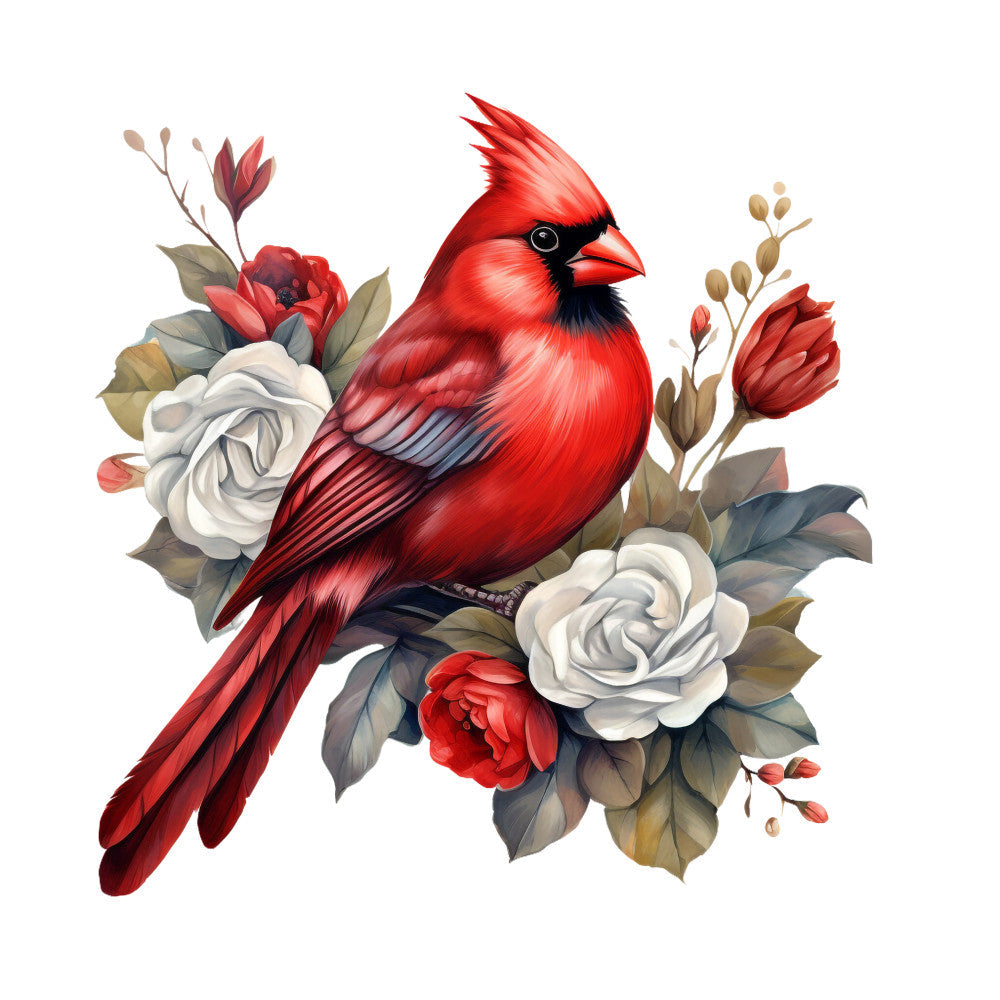 Red Cardinals Fabric Panel 5