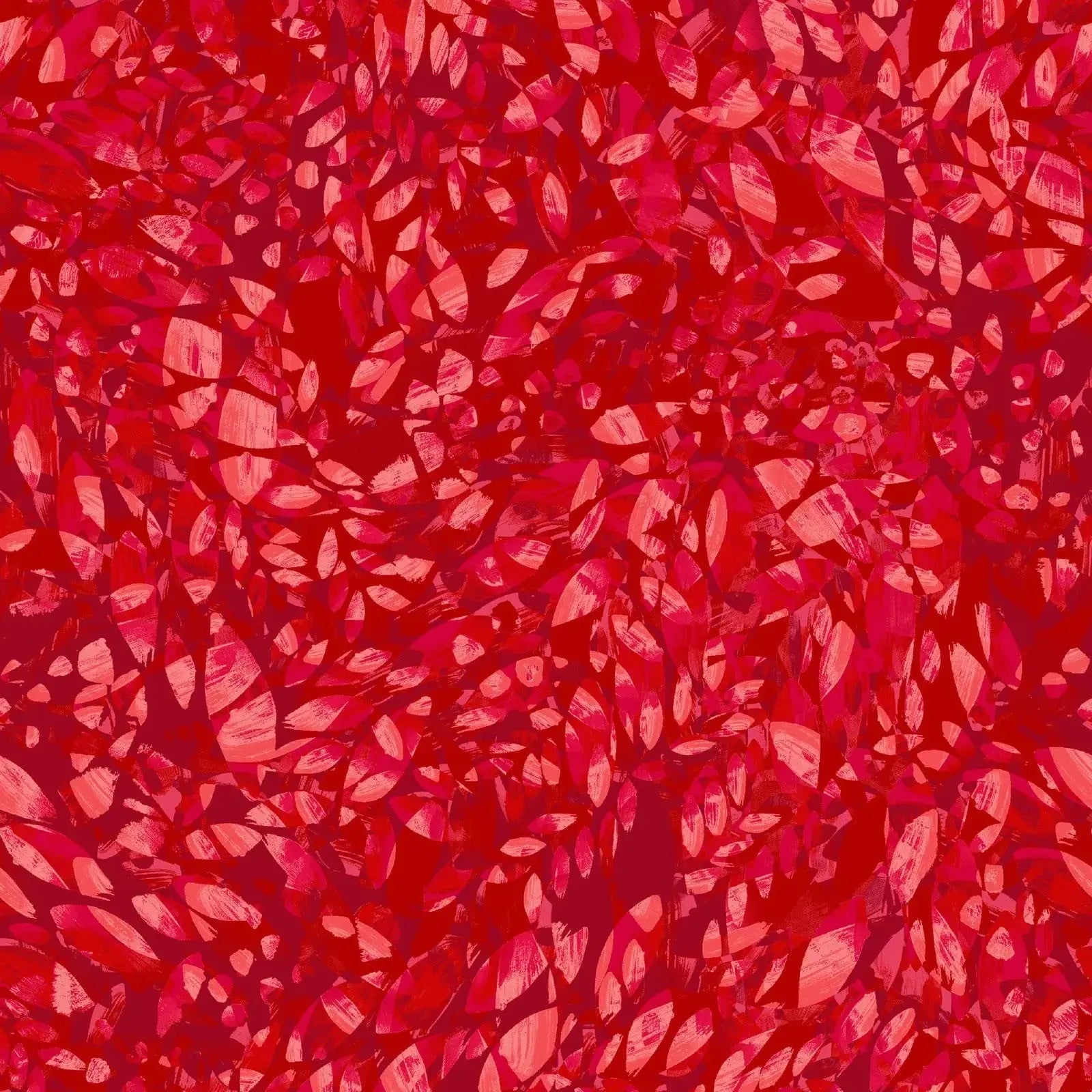 Red Drappled Cotton Wideback Fabric per yard (1 1/4 yard pack )