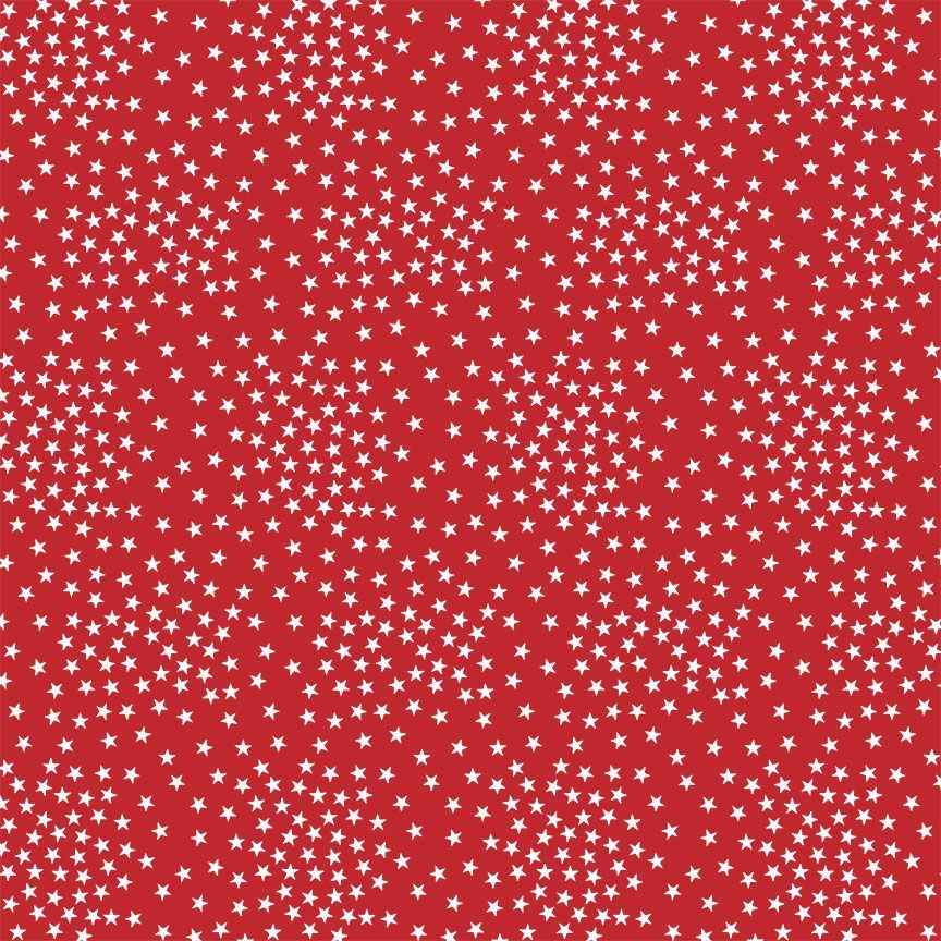 Red Stars Path to Freedom Cotton 44"/45" Fabric Per Yard