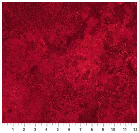 Red Stonehenge Basics Flannel Wideback Fabric per yard