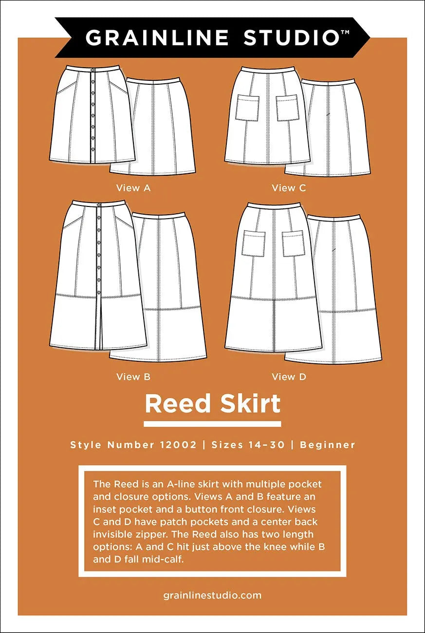 Reed Skirt Sizes 14-30 - Linda's Electric Quilters