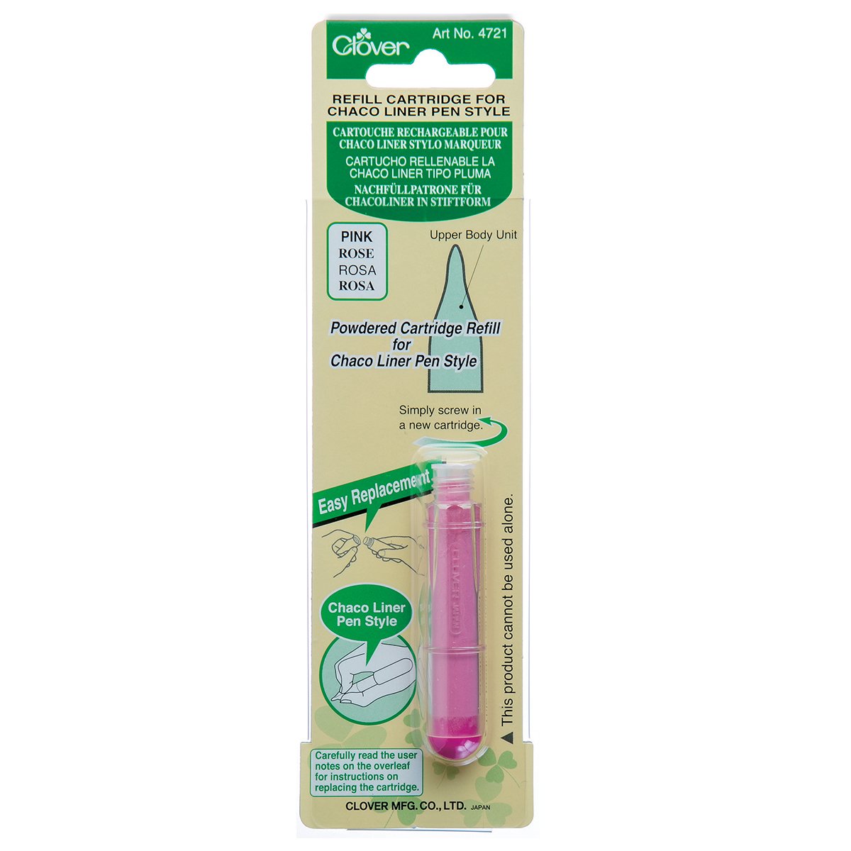 Refill Cartridge for Chaco Liner Pen Style (Pink)