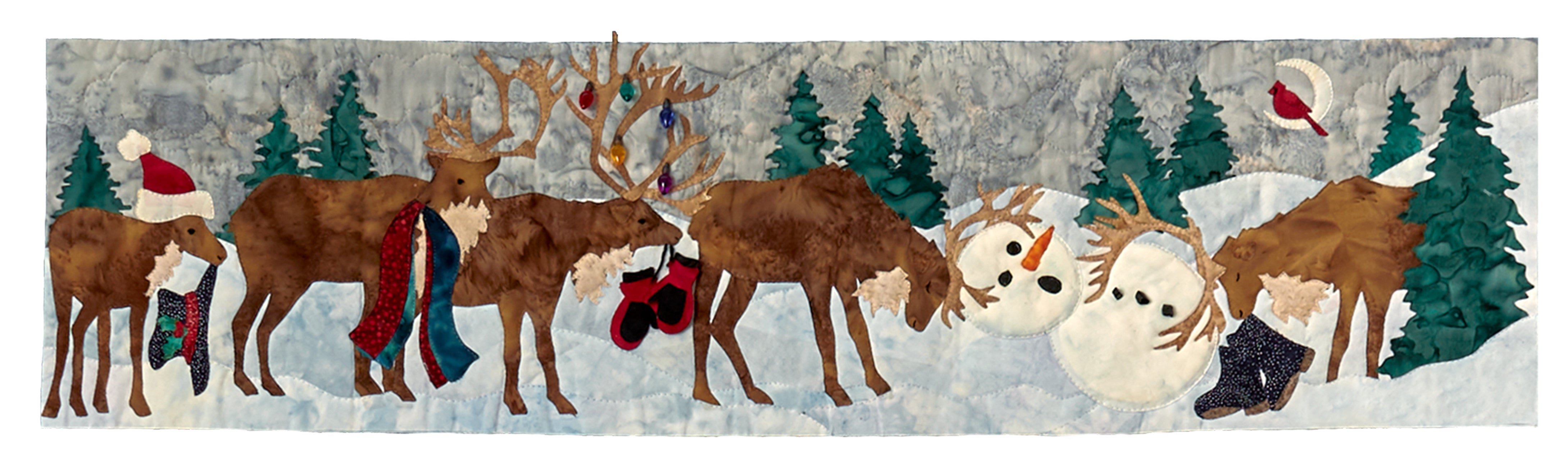 Reindeer Games Applique Pattern