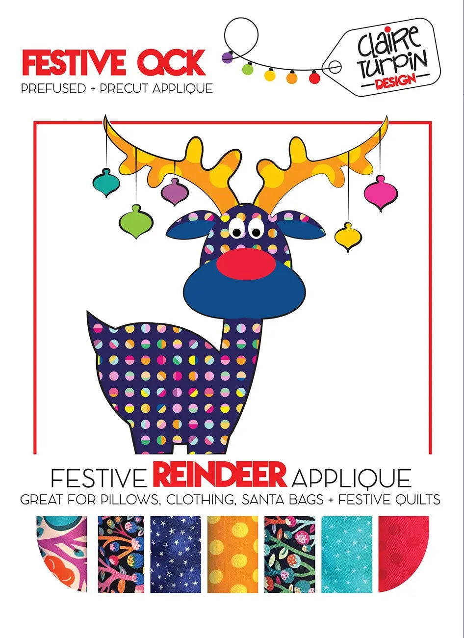 Reindeer - Quick Cut Kit - Linda's Electric Quilters