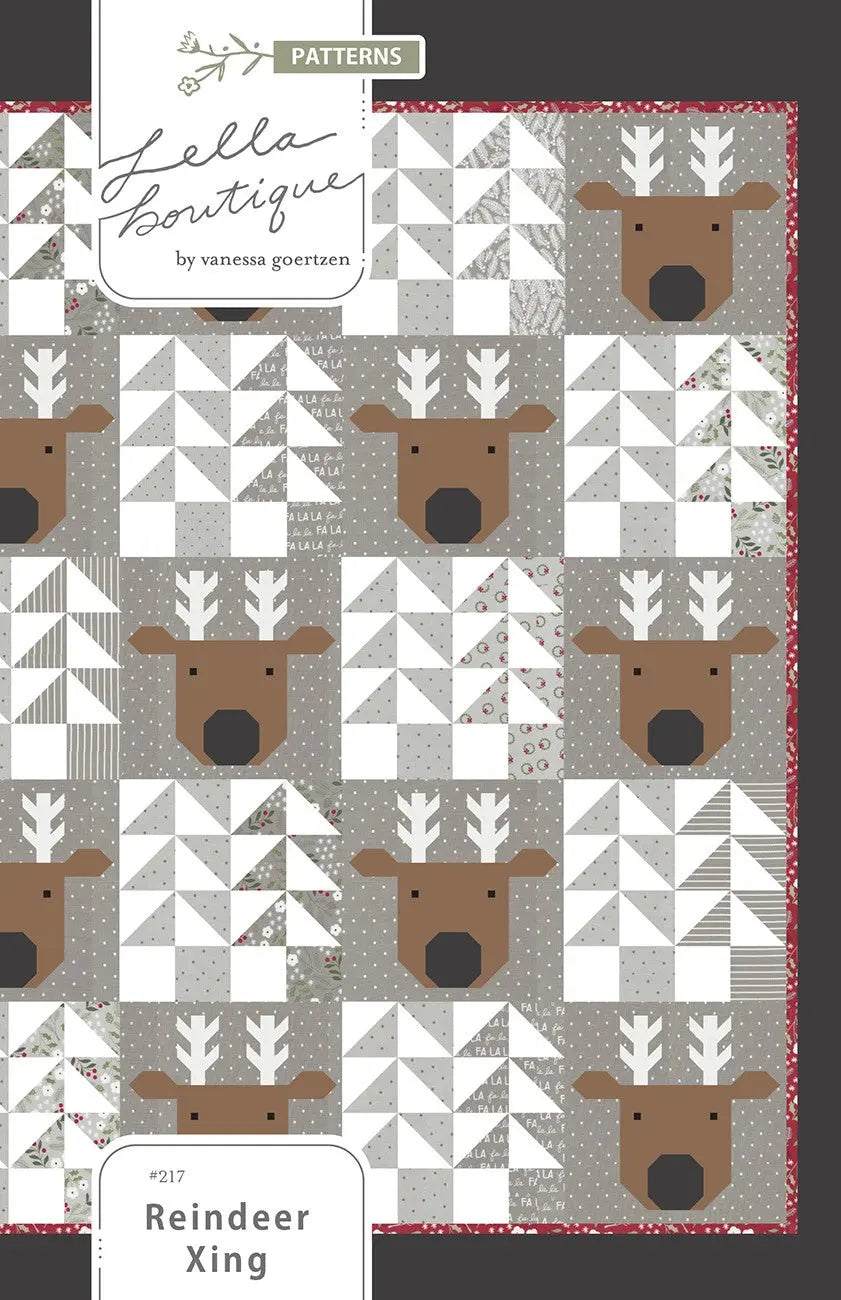 Reindeer Xing - Linda's Electric Quilters