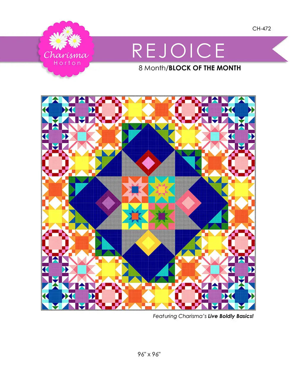 Rejoice BOM - Linda's Electric Quilters