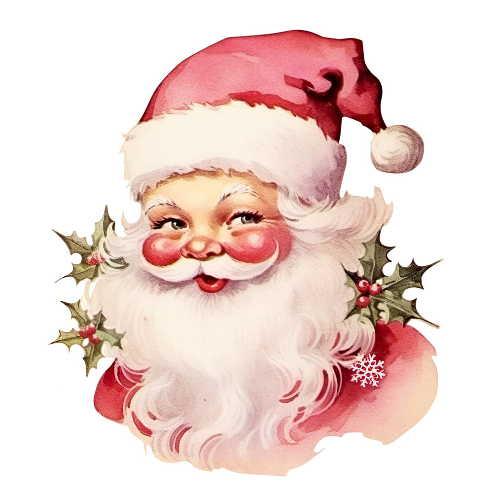 Retro Santa Claus Fabric Panel 7
