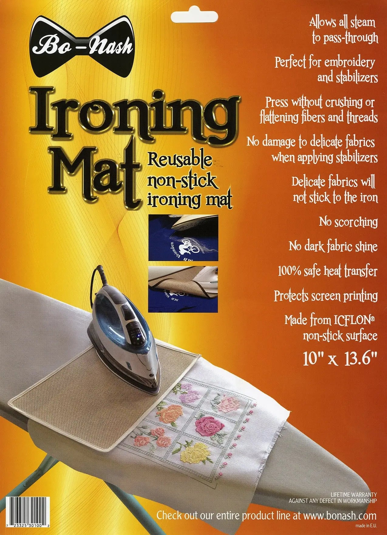 Reusable Non Stick Ironing Mat 10in x 13-5/8in - Linda's Electric Quilters