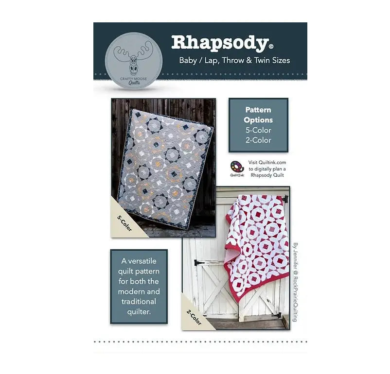 Rhapsody Printed Book Pattern The Crafty Moose