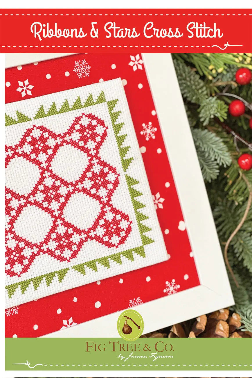 Ribbons and Stars Cross Stitch Checker Distributor