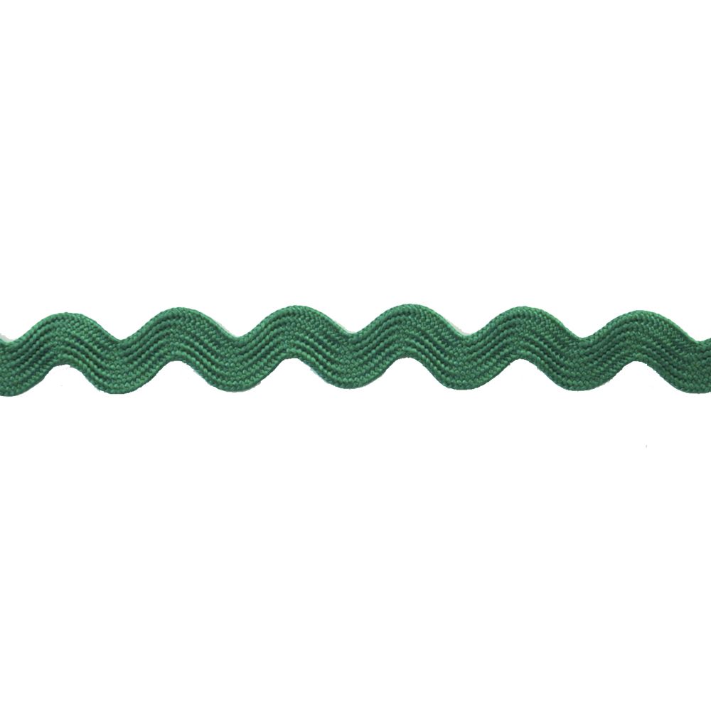 Rick Rack Collection - 3/8" Width (25 Yard Roll) - BRC-5MM-15 Emerald Green