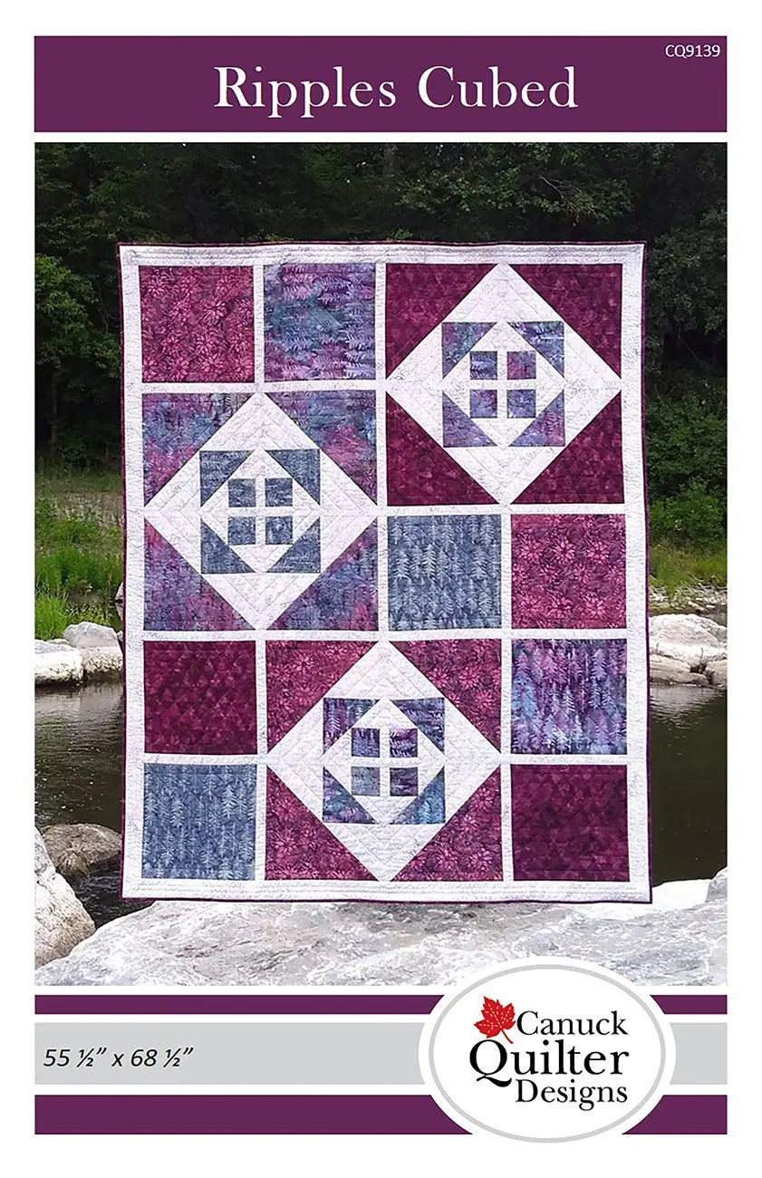 Ripples Cubed - Linda's Electric Quilters