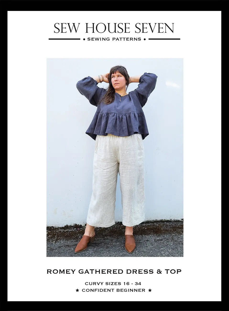 Romey Gathered Dress & Top Curvy Fit - Linda's Electric Quilters