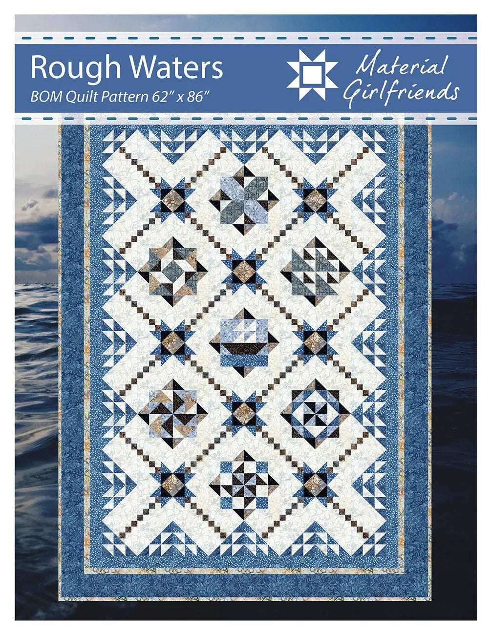 Rough Waters Quilt Pattern - Linda's Electric Quilters