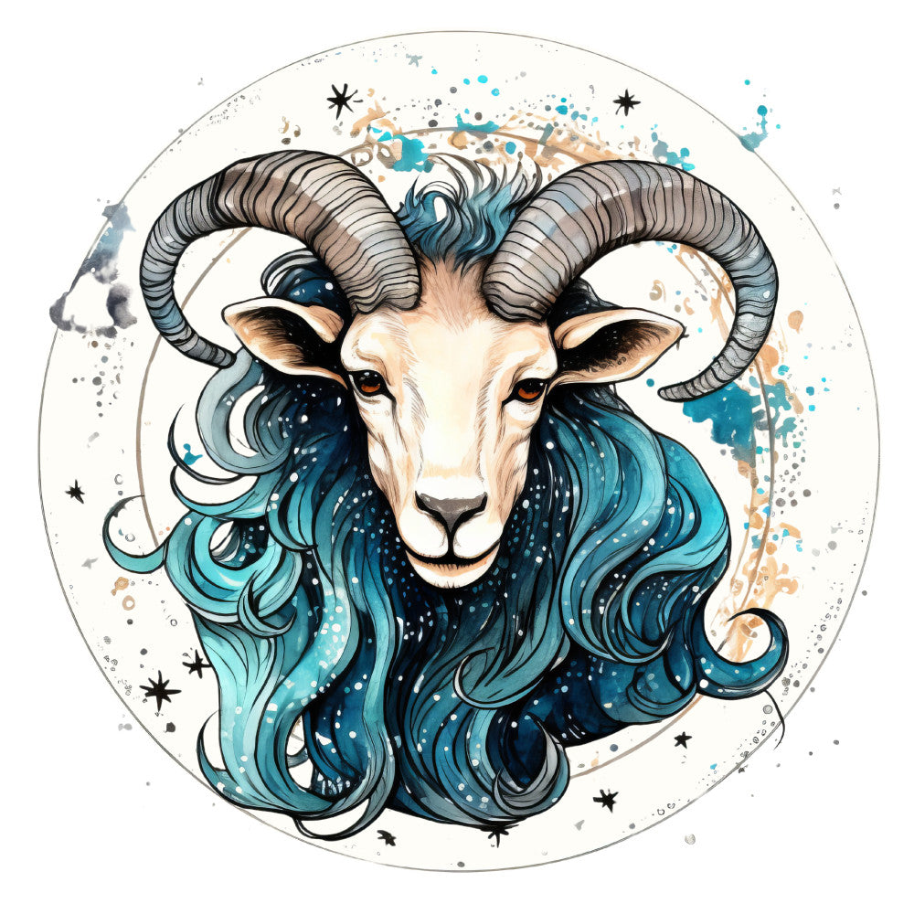 Round Zodiac Signs Fabric Panel 10