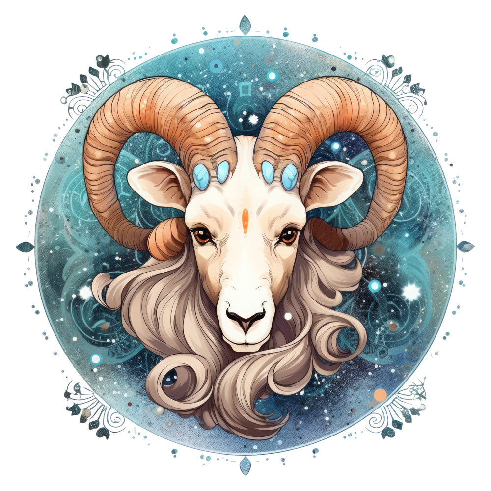 Round Zodiac Signs Fabric Panel 2