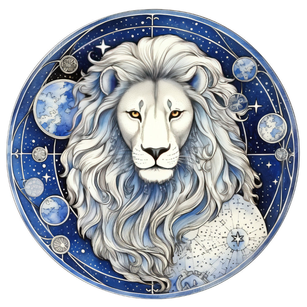 Round Zodiac Signs Fabric Panel 4