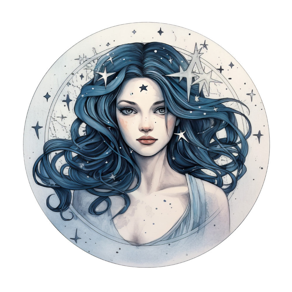 Round Zodiac Signs Fabric Panel 5