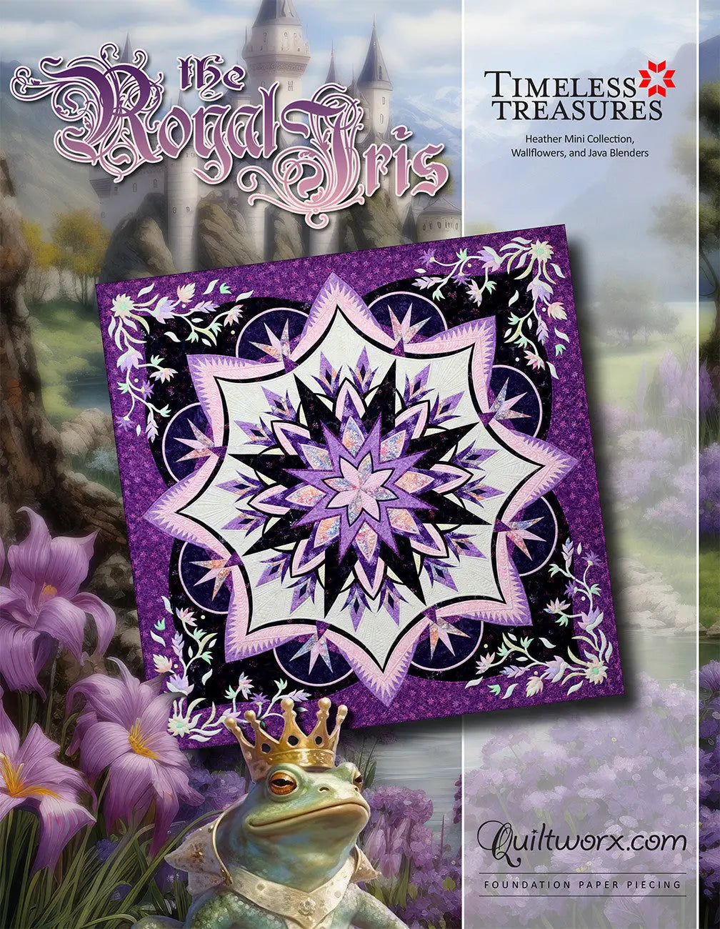 Royal Iris - Linda's Electric Quilters