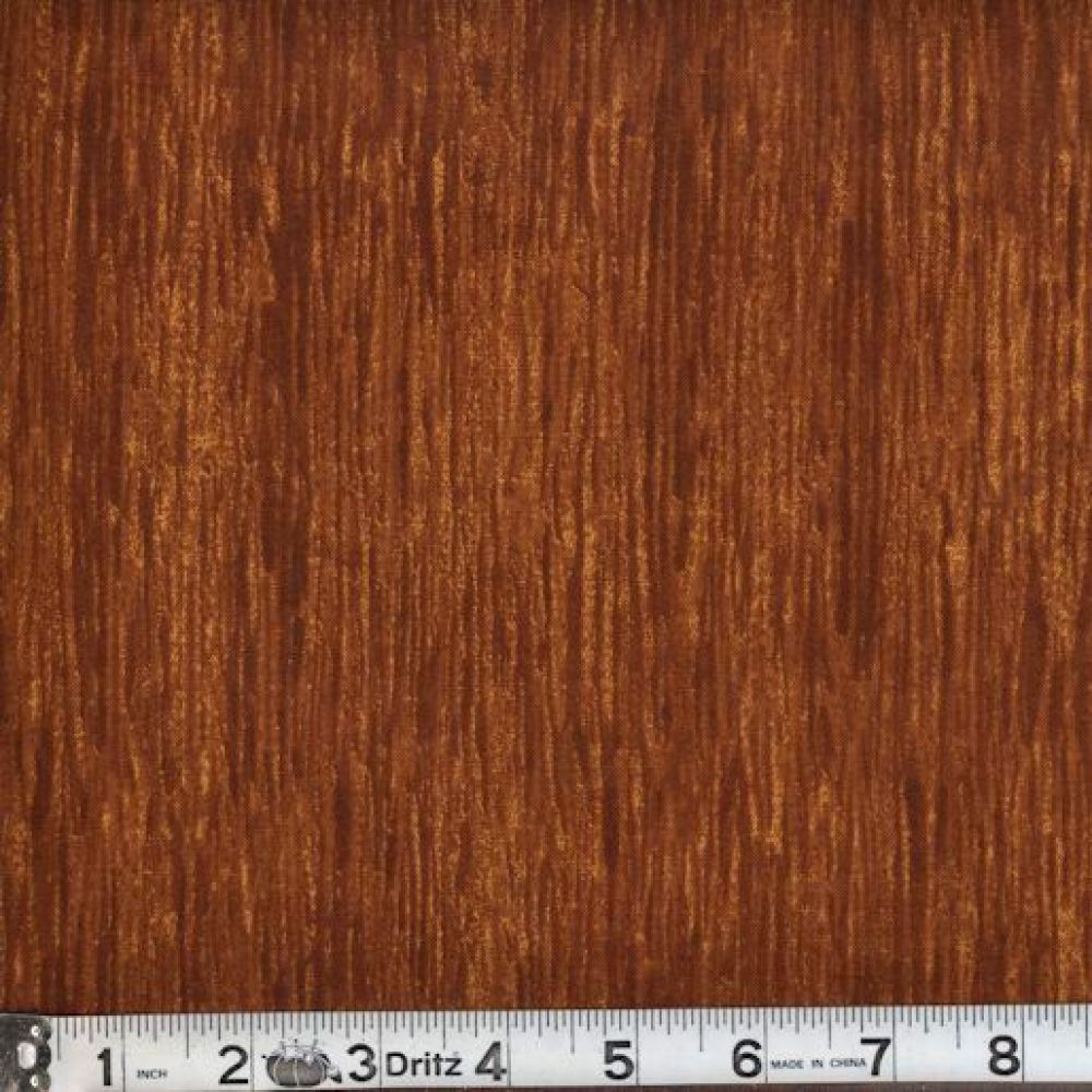 Rust Color Wave 45" Wide Cotton Fabric Per Yard