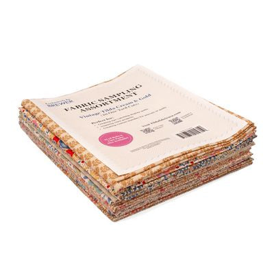 Sampling Assortment - Vintage Tilda CreamGold 10pc