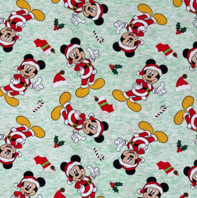 Springs Creative Mickey Christmas licensed quilting cotton