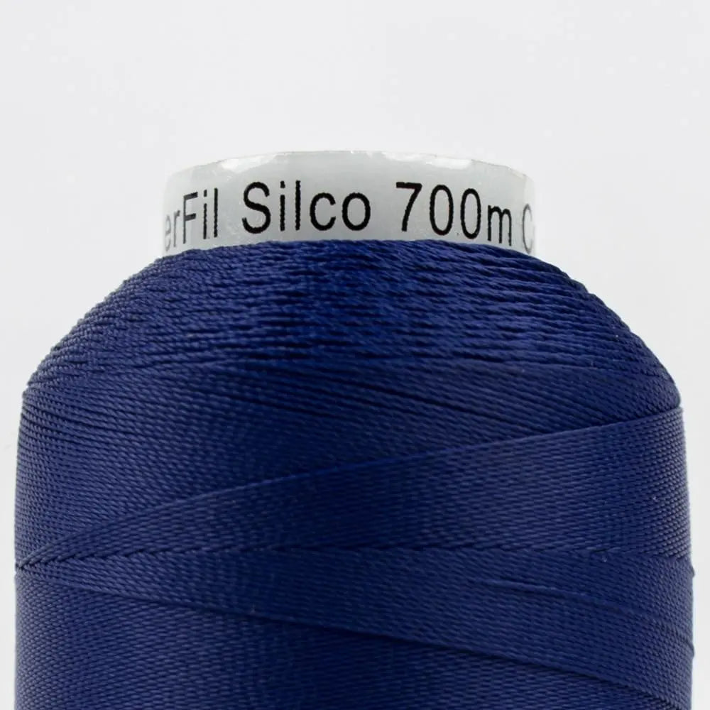 SC25 - Silco™ 35wt Cotton Dark Blue Thread WonderFil USA