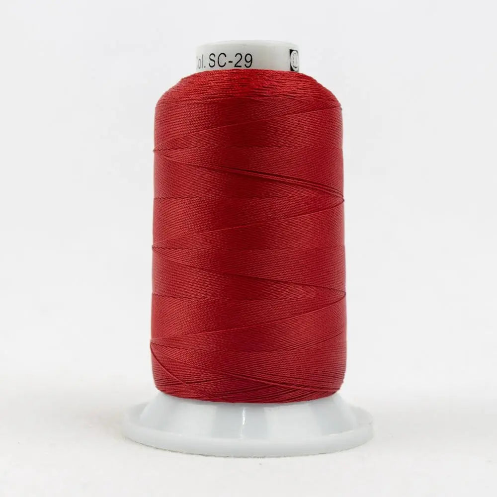 SC29 - Silco™ 35wt Cotton Holiday Red Thread WonderFil USA