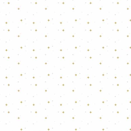 Riley Blake Sparkler quilting fabric in White