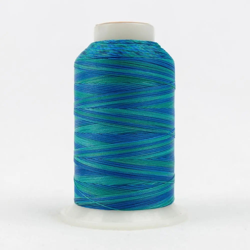 SCM16 - Silco™ 35wt Cotton Blues Greens Thread WonderFil USA