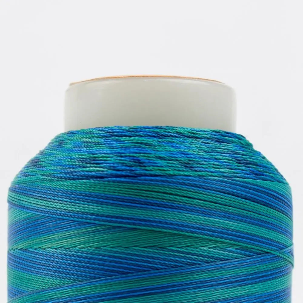 SCM16 - Silco™ 35wt Cotton Blues Greens Thread WonderFil USA