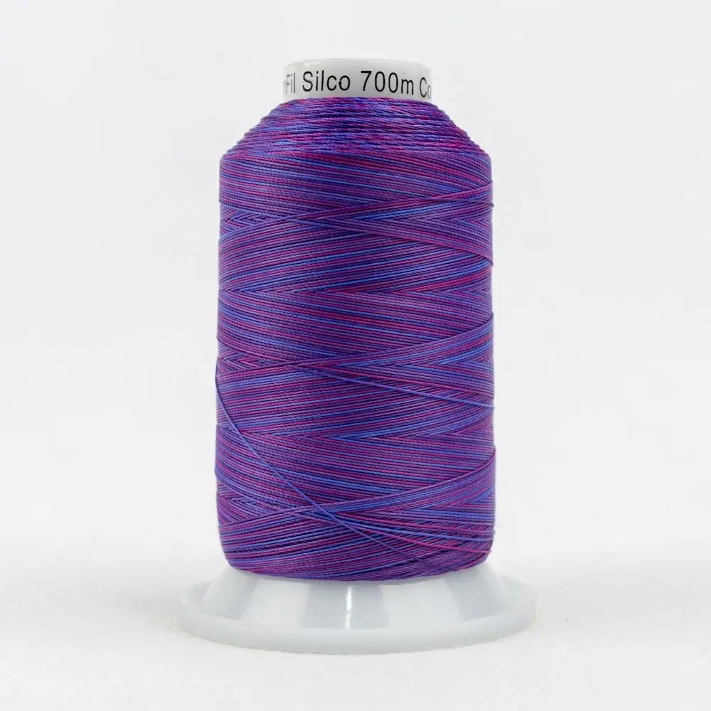 SCM19 - Silco™ 35wt Cotton Purple Blue Red Thread WonderFil USA