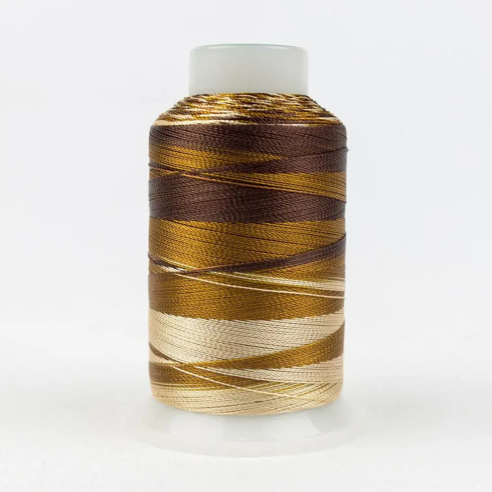 SD34 - Mirage™ 30wt Rayon Gold Browns Thread WonderFil USA
