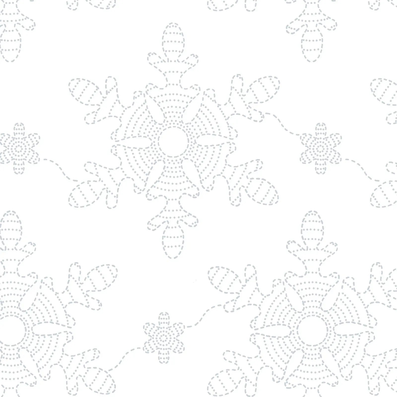 White Touch of White Snowflake Cotton Wideback Fabric per yard EE Schenck Co