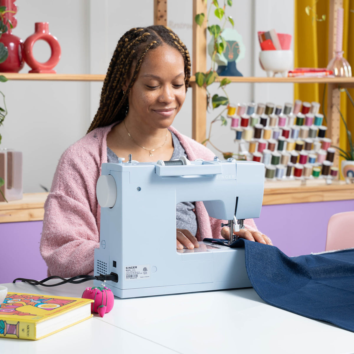 SINGER® Heavy Duty 4423 Meltwater Blue Sewing Machine