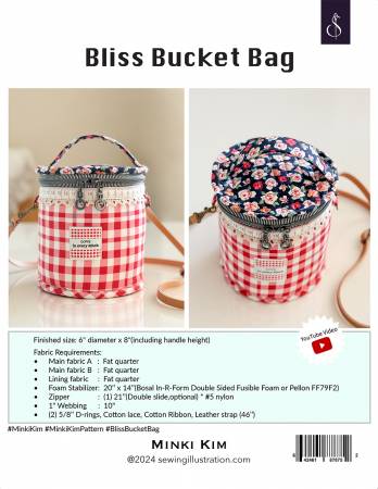 Riley Blake Bliss Bucket Bag sewing pattern