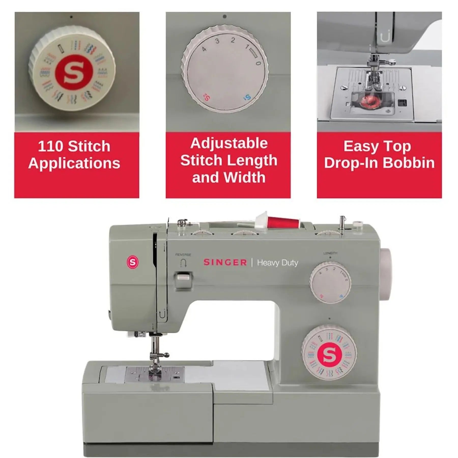SINGER® Heavy Duty 4452 Sewing Machine Singer
