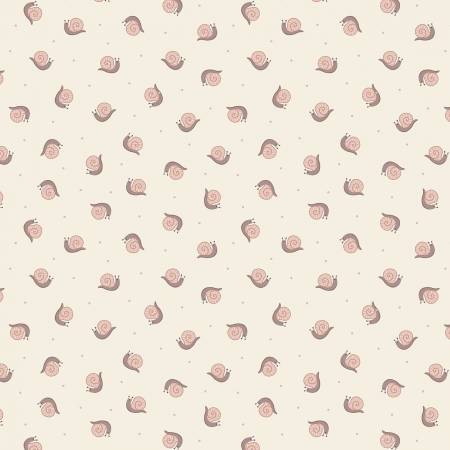 Lewis & Irene Small Things Snails quilting cotton